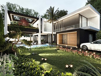 طراحی داخلی ویلا مدرن و کلاسیک