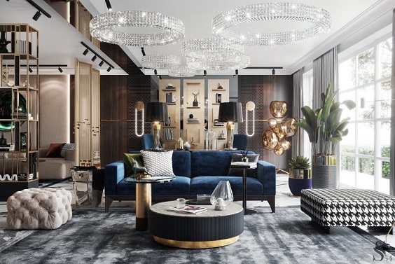 نحوه چیدمان مبلمان پذیرایی