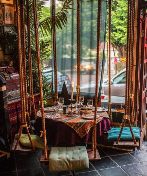 دکوراسیون داخلی کافی شاپ سنتی