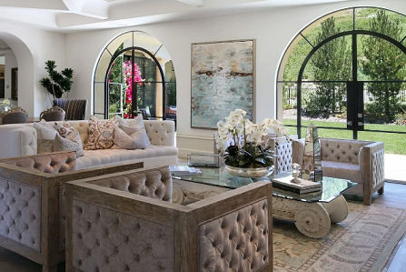 نحوه چیدمان مبلمان پذیرایی