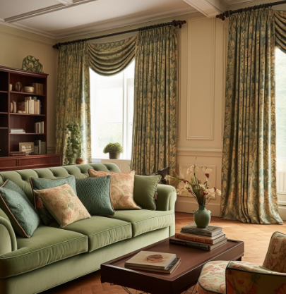 4 نکته ست کردن پرده با مبل