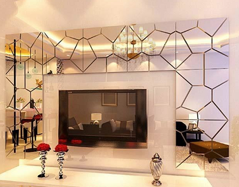 اجرای آینه کاری مدرن در دکوراسیون خانه