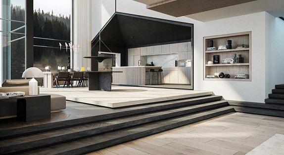 دکوراسیون داخلی مدرن اروپایی 