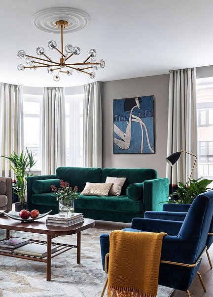 تأثیر رنگها در دکوراسیون داخلی منازل